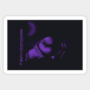 Purple Turtle Sticker